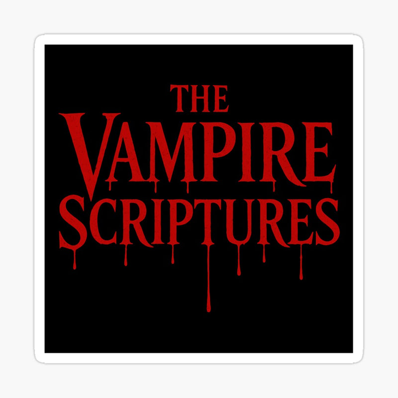 Vampire Scriptures Logo Sticker